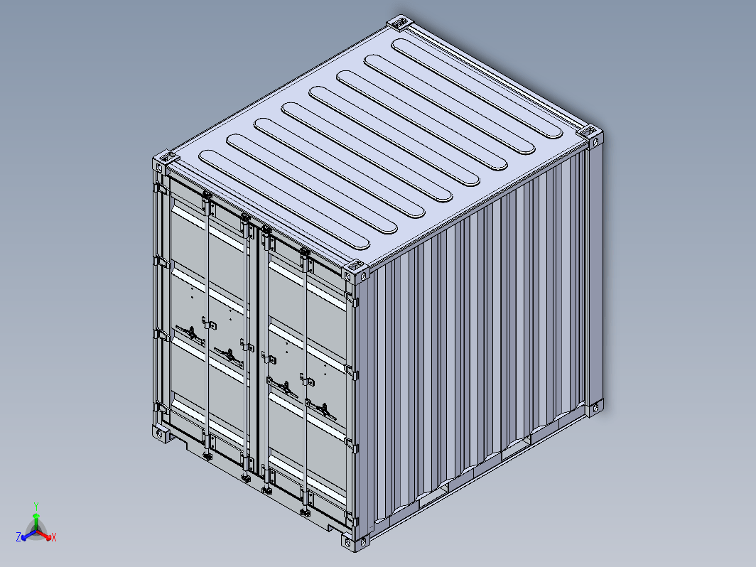 10ft立方形集装箱