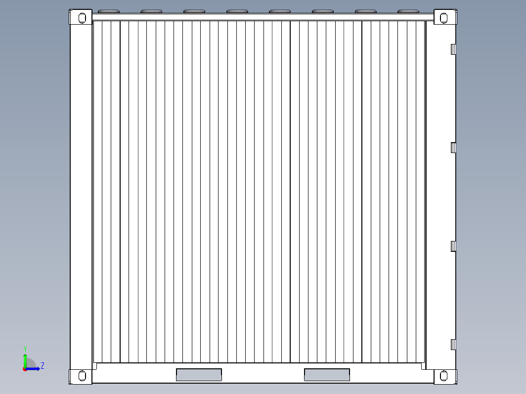 10ft立方形集装箱