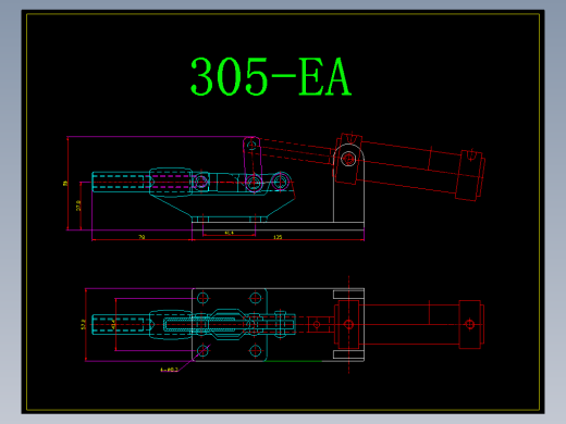 垂直式肘夹-q-305-EA