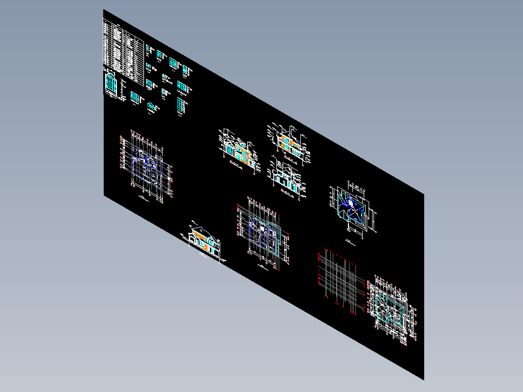 别墅排屋CAD-别墅4