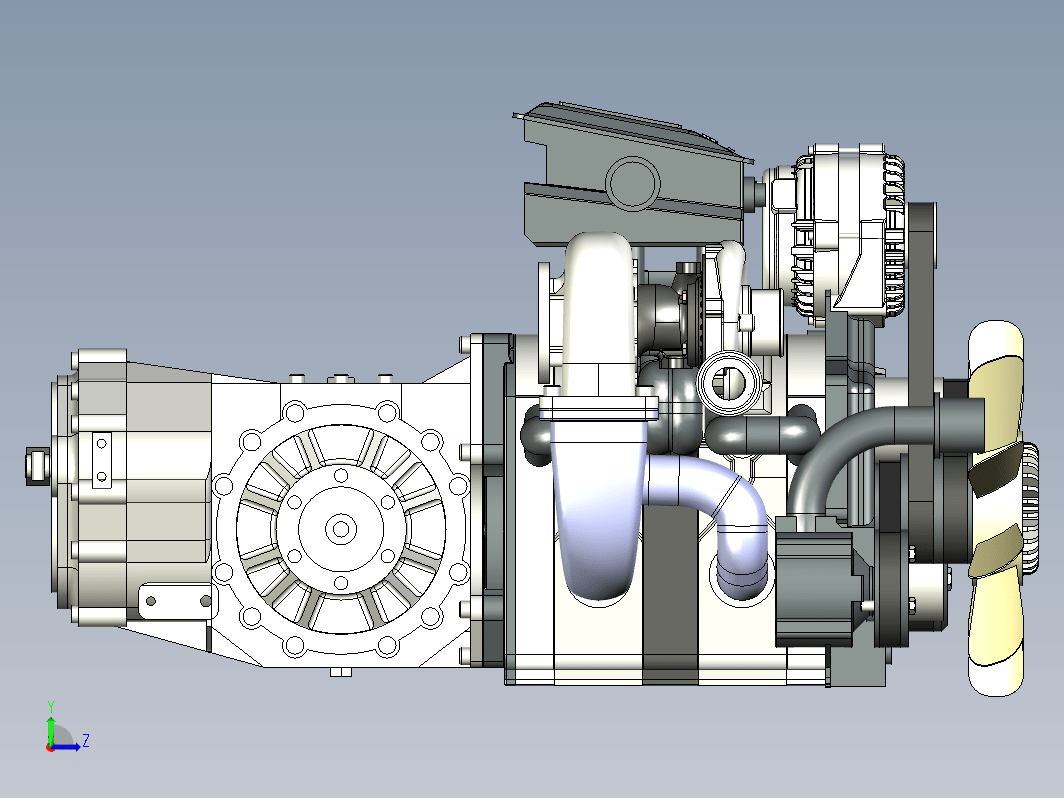 汪克尔转子发动机 wankel engine