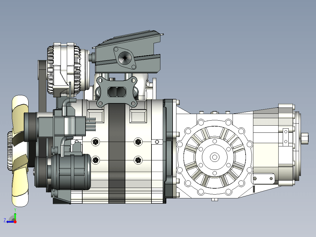 汪克尔转子发动机 wankel engine