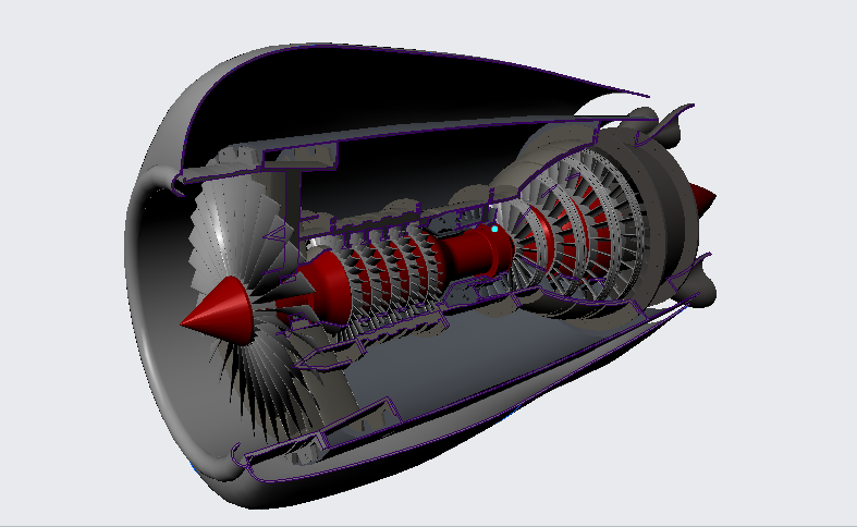 jet-engine-assembly喷气发动机