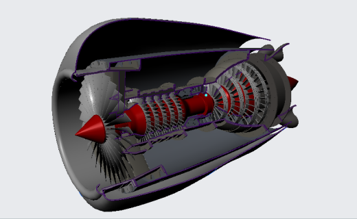 jet-engine-assembly喷气发动机缩略图