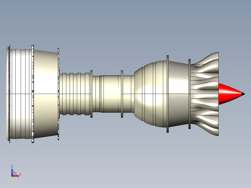 jet-engine-assembly喷气发动机