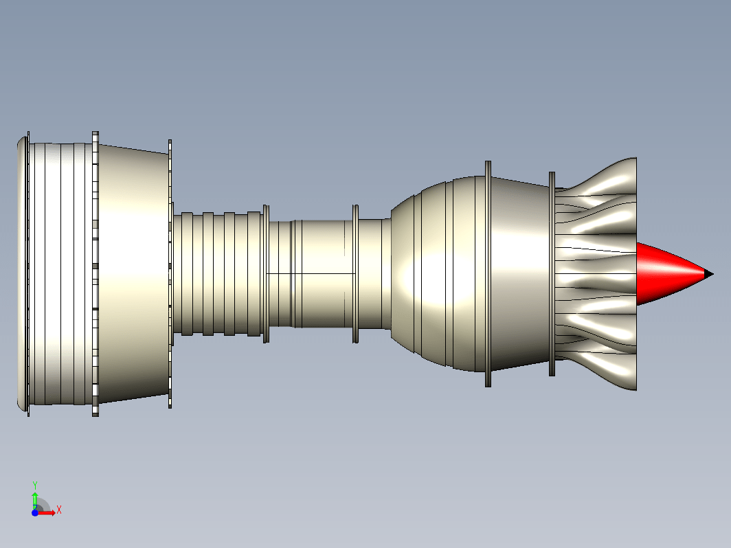 jet-engine-assembly喷气发动机