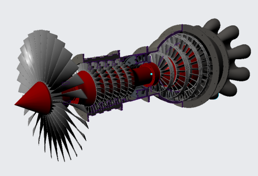 jet-engine-assembly喷气发动机缩略图