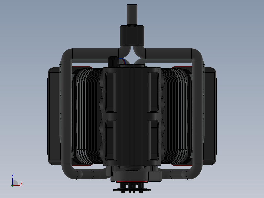 【967】汽车V8发动机