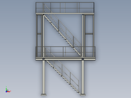 cooling tower冷却塔钢结构平台缩略图