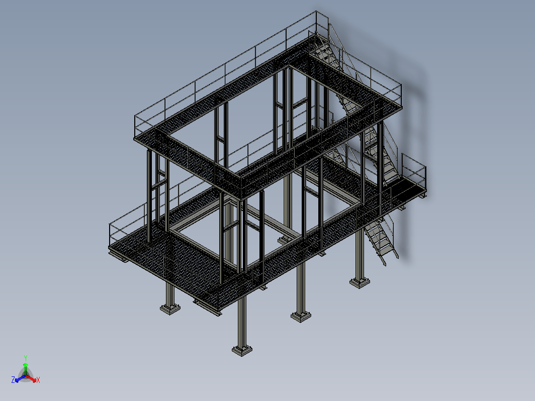 cooling tower冷却塔钢结构平台