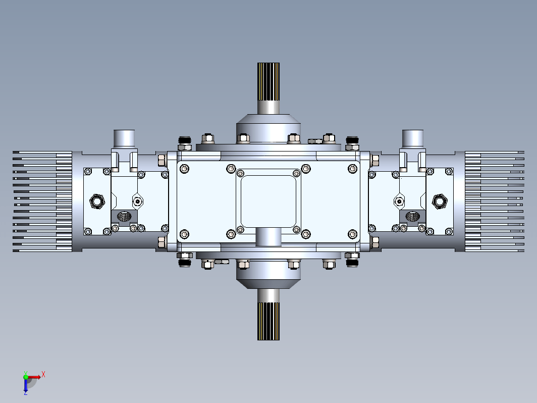 Bourke Engine 492 CC燃料活塞发动机3D数模图纸 Solidworks设计 附工程图