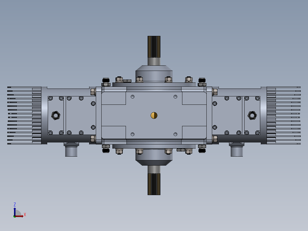 Bourke Engine 492 CC燃料活塞发动机3D数模图纸 Solidworks设计 附工程图