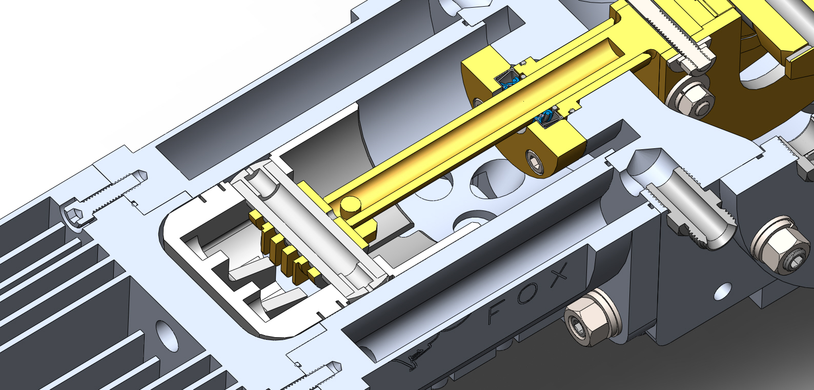 Bourke Engine 492 CC燃料活塞发动机3D数模图纸 Solidworks设计 附工程图