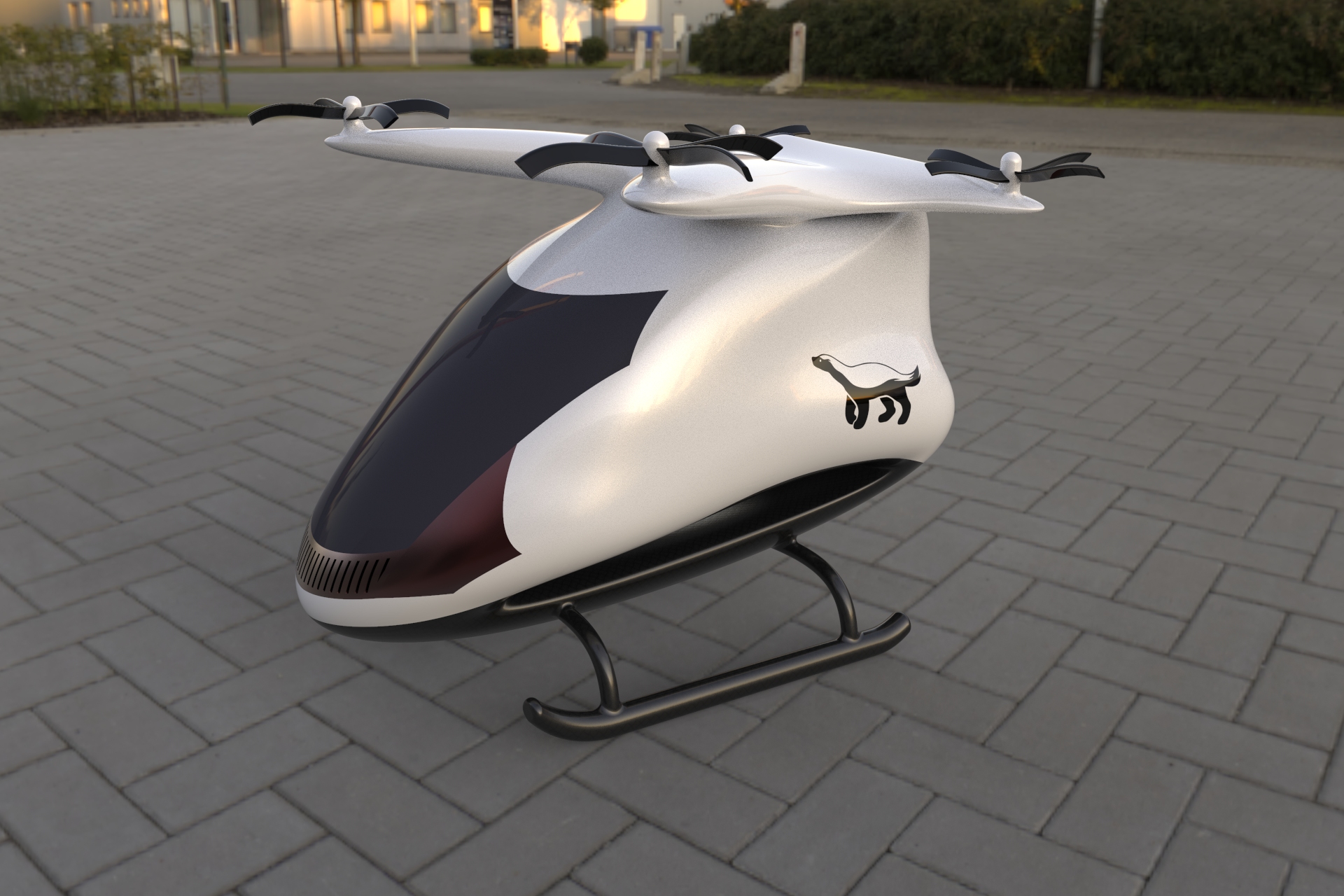 flying car model小型飞行器造型