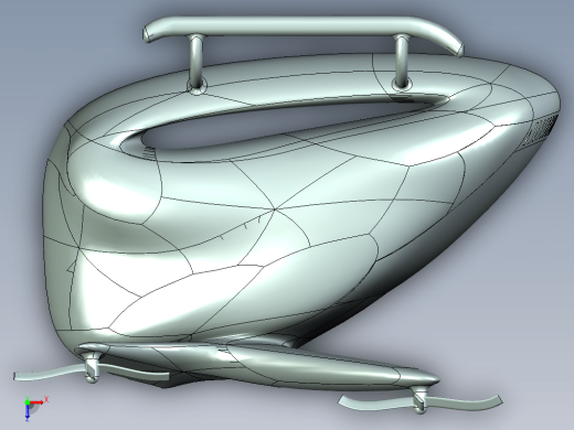 flying car model小型飞行器造型缩略图