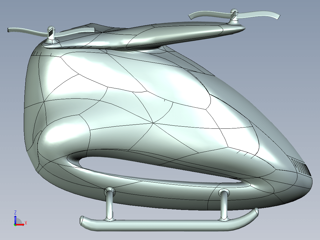 flying car model小型飞行器造型