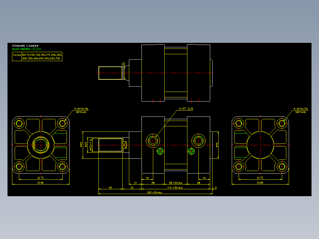 气缸 DMB80