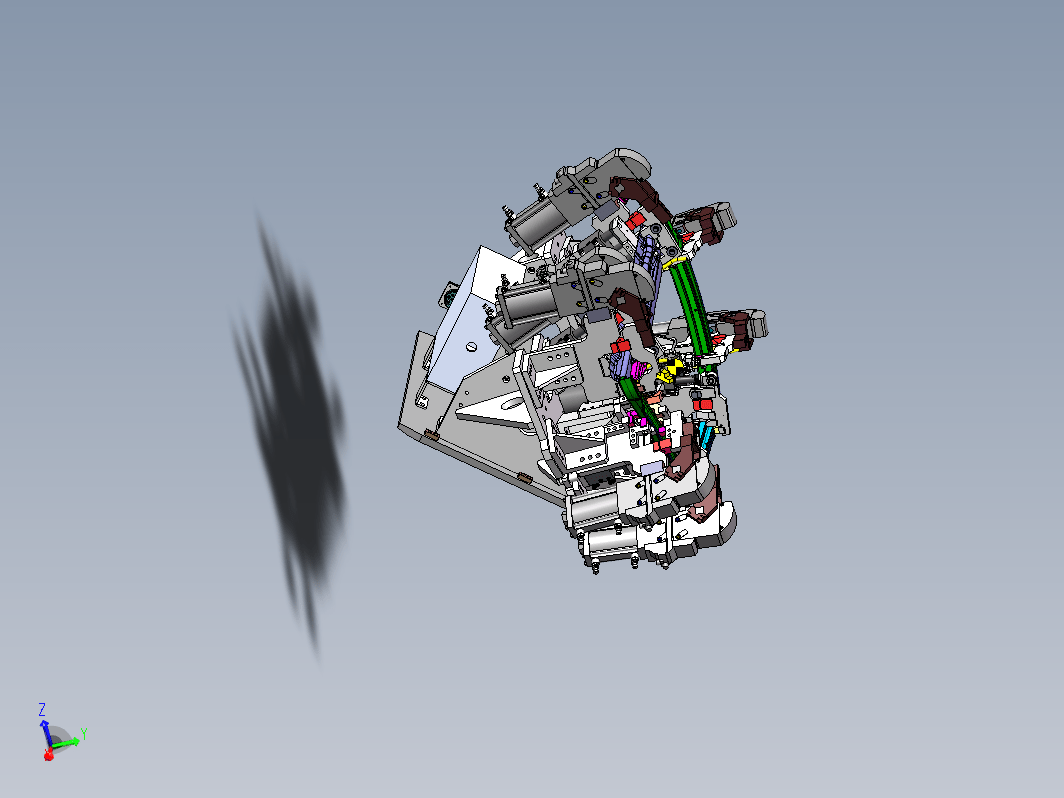 汽车行业日系门框焊接治具