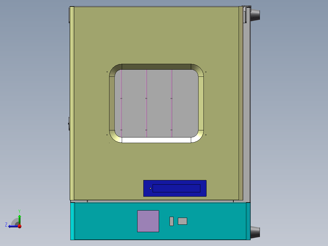 电热鼓风干燥烤箱卧式70L-1.5kw