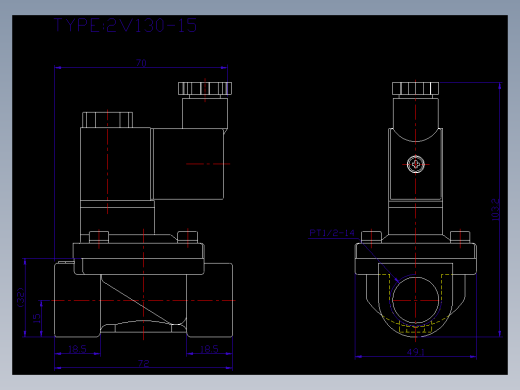 Solenoid Valves电磁阀 2V130-15缩略图