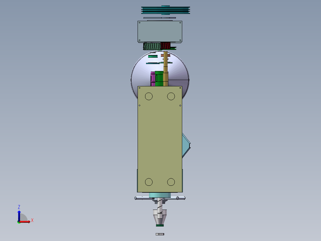 螺旋式榨油机设计图三维SW+CAD+说明书