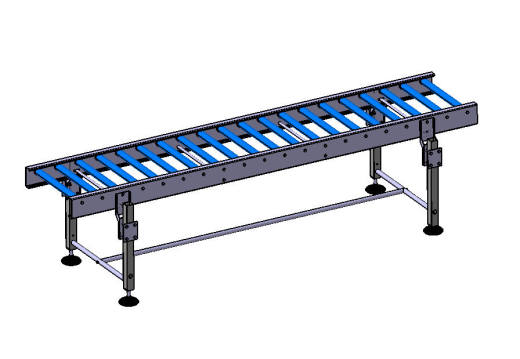 单节滚筒输送机结构 roller-conveyor缩略图