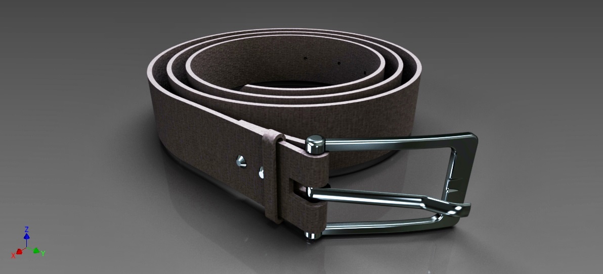 皮带简易模型 leather belt