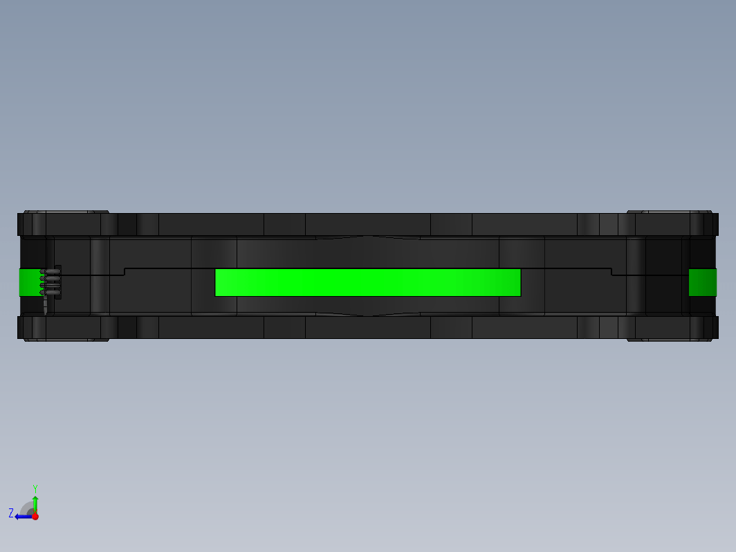 Thermaltake Riing 14厘米LED绿色风扇造型