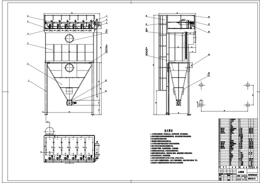 脉冲袋式除尘器设计图+CAD+说明书缩略图
