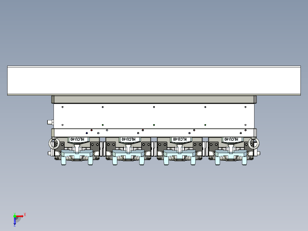 加工中心液压夹具