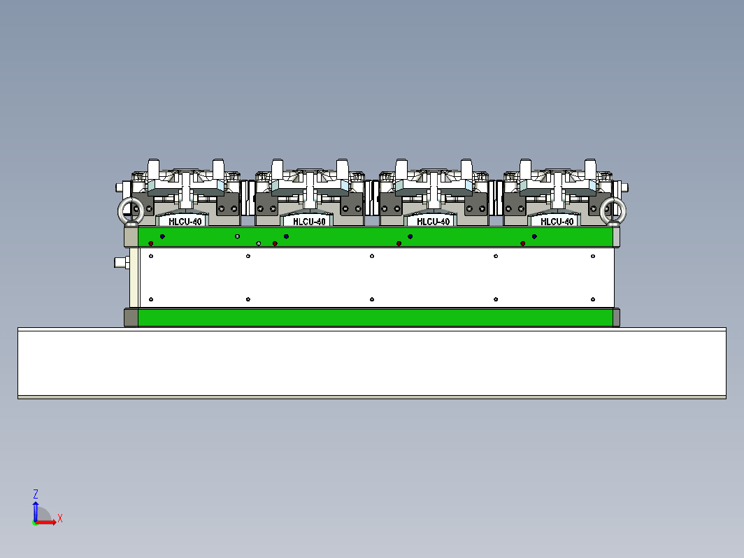 加工中心液压夹具