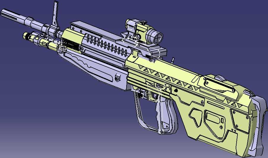 462步枪CATIAV5R21设计