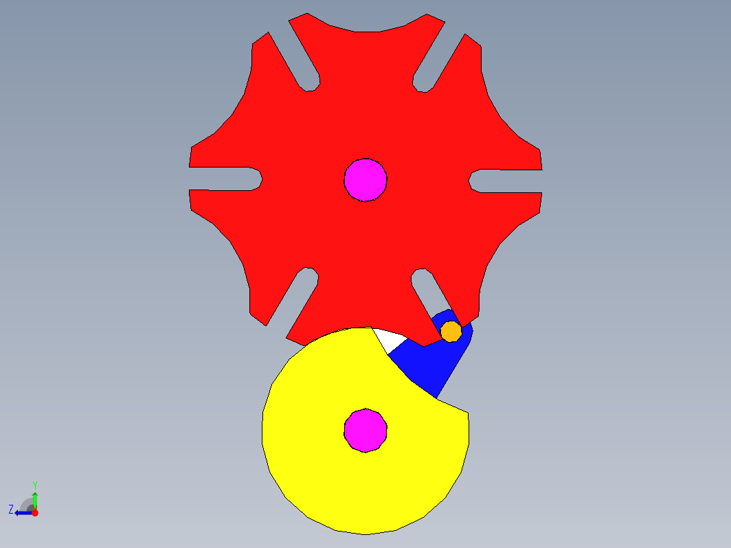 槽轮机构 geneva-wheel