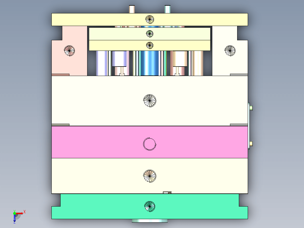 拖鞋架装饰面盖模具（超多斜顶+牛角进胶）