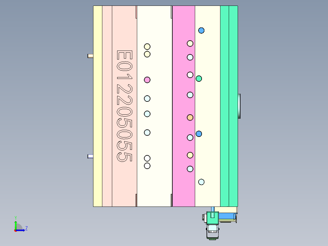 拖鞋架装饰面盖模具（超多斜顶+牛角进胶）