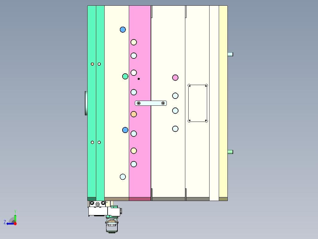 拖鞋架装饰面盖模具（超多斜顶+牛角进胶）