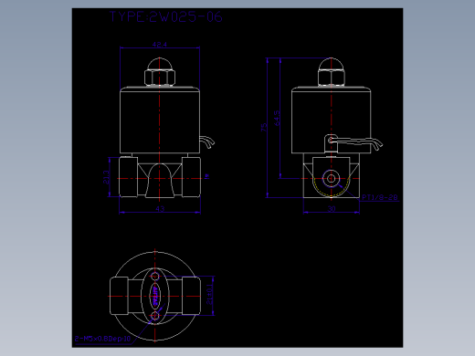 Solenoid Valves电磁阀 2W025-06缩略图