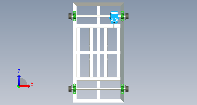 电动轨道小车（车体、行走轮、行走电机、行走轮导向机构）