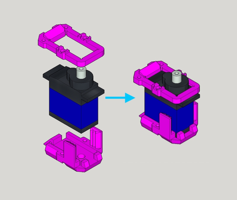 hexapod六足爬行机器人玩具