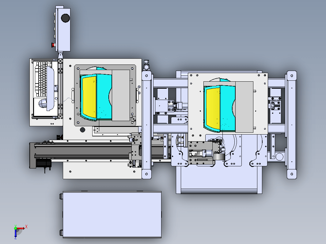 打标贴标机(含3D模型+控制系统PLC+清单BOM+说明书)