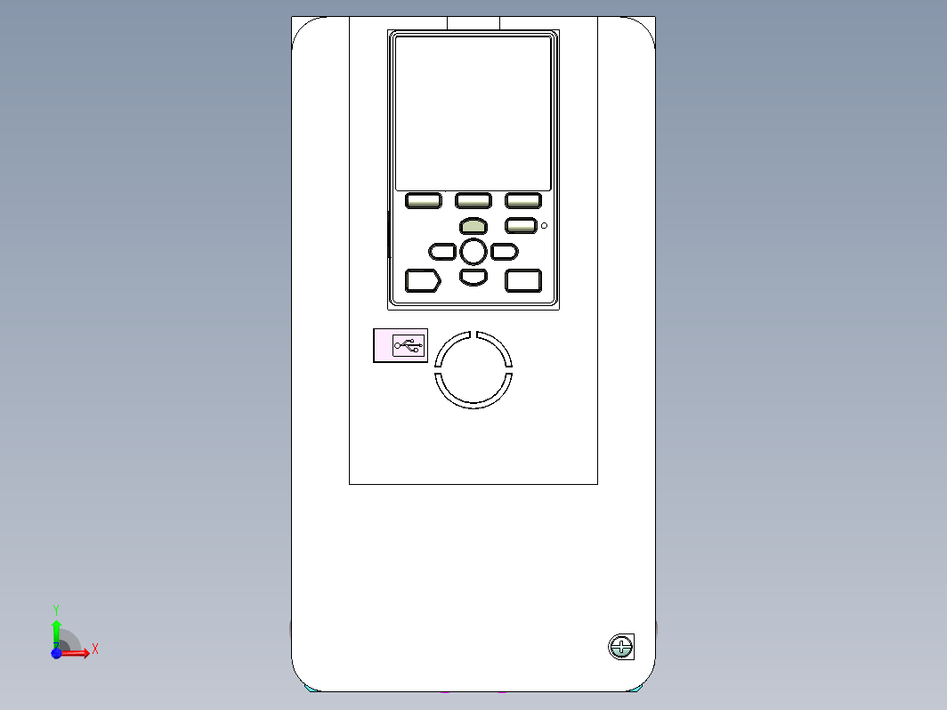 GA700-4002变频器三维SW2019带参