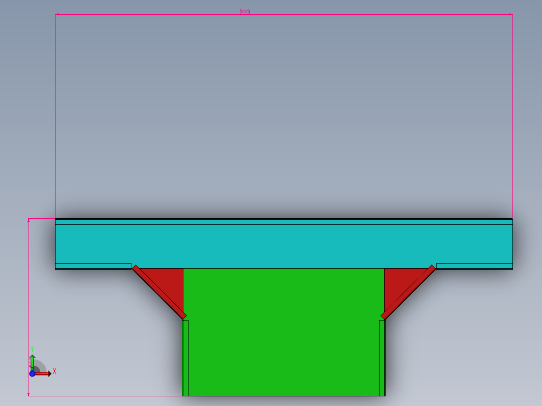 100X400X100平面三通线槽桥架