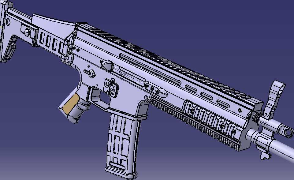 1397突击步枪3CATIAV5R21设计