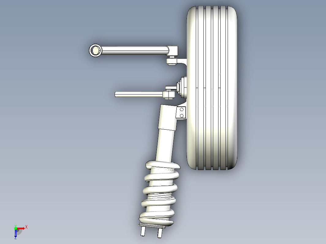 麦弗逊悬架模型设计