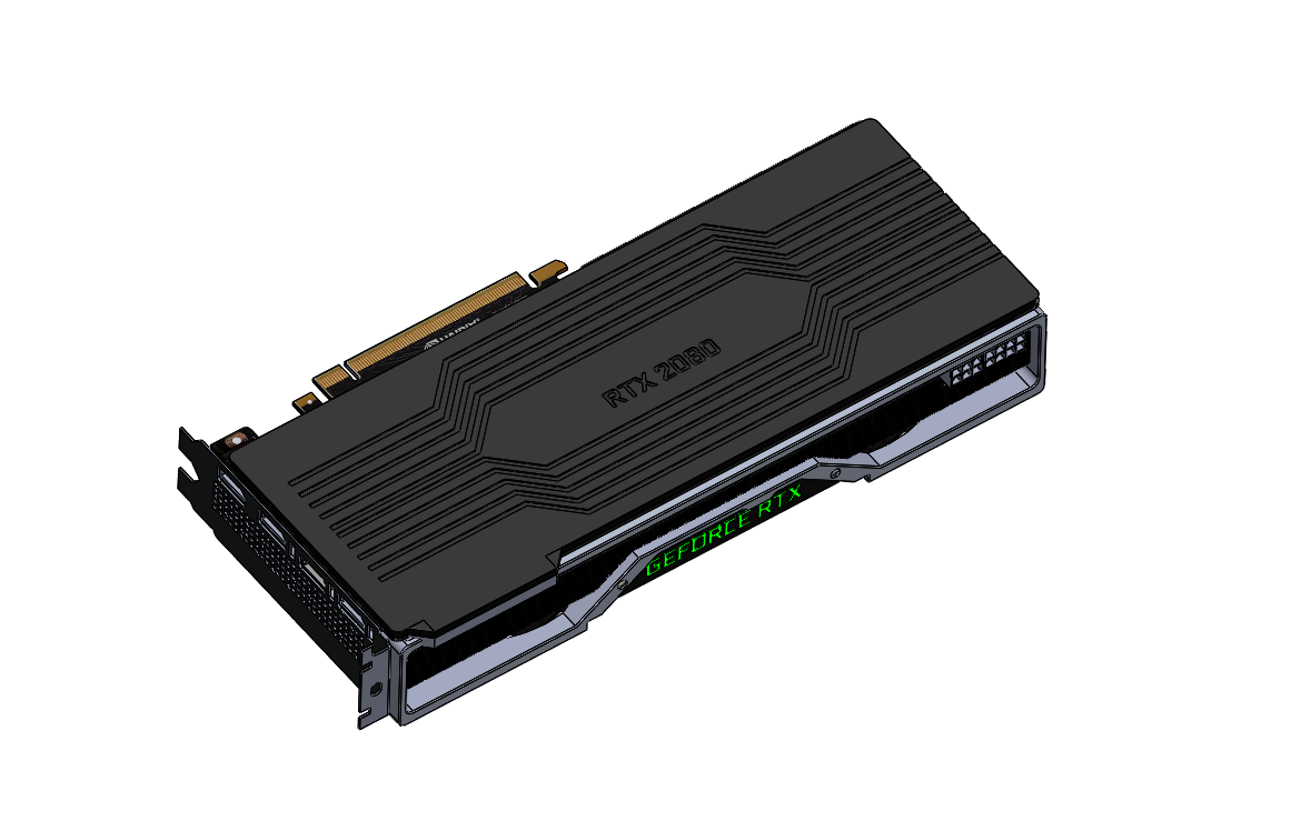 风机散热器 Nvidia Geforce RTX 2080