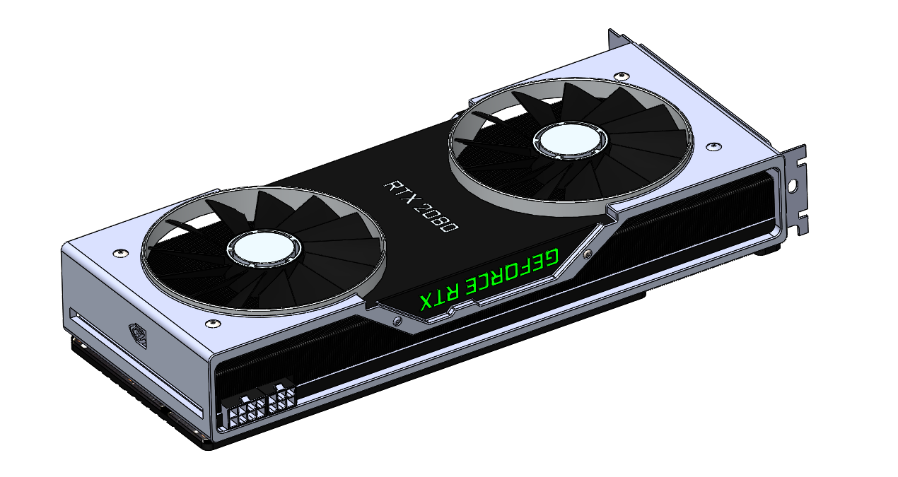 风机散热器 Nvidia Geforce RTX 2080