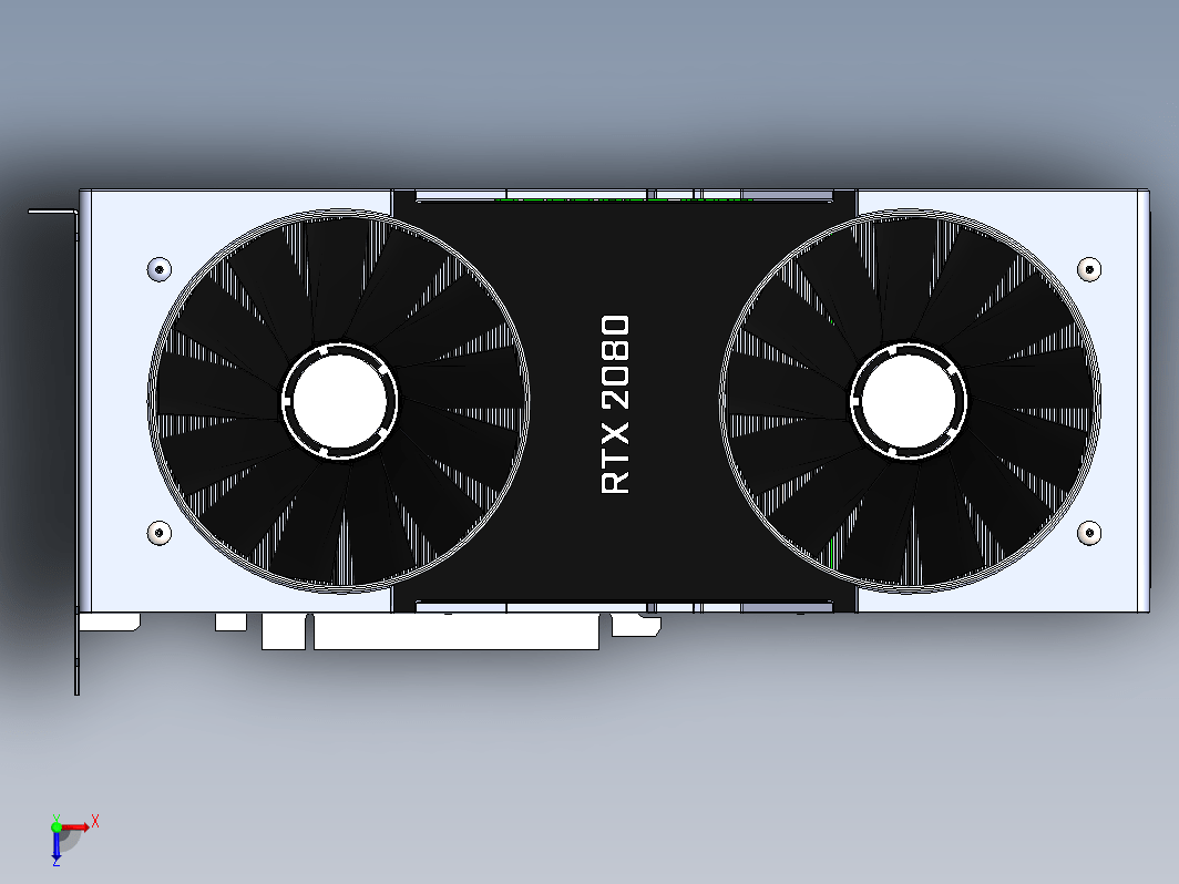 风机散热器 Nvidia Geforce RTX 2080