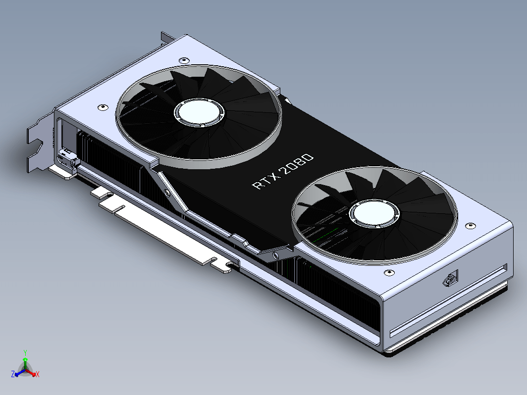 风机散热器 Nvidia Geforce RTX 2080