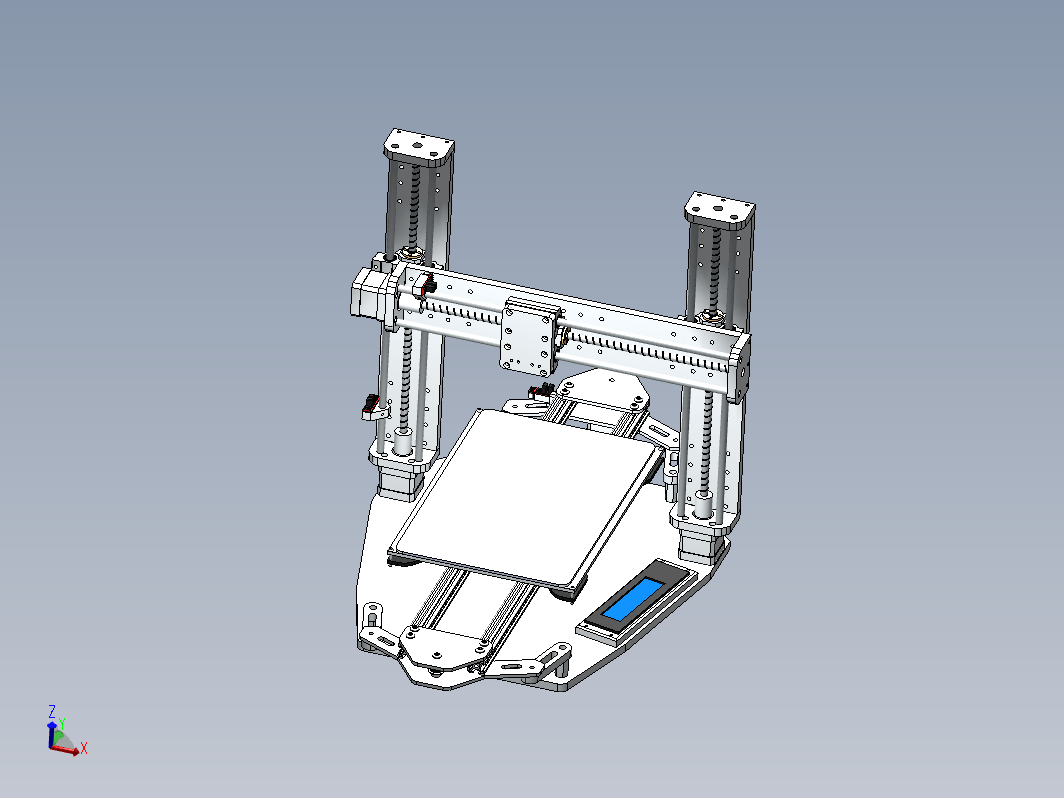 Xgentec Trident 3D打印机模型