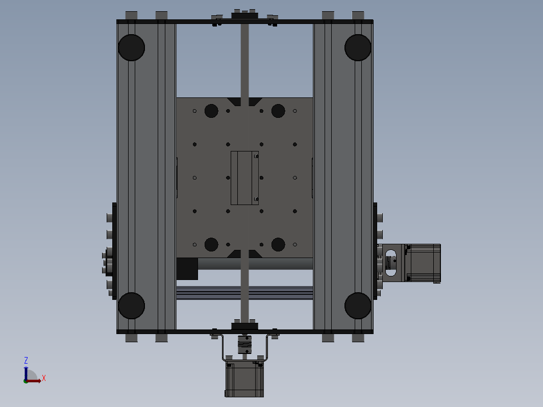 可DIY数控雕刻机的3D模型